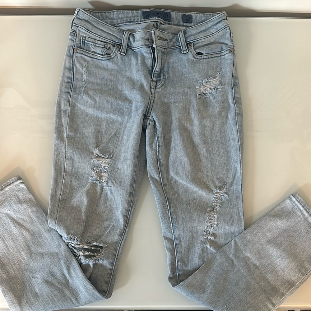 Lucky brand blue ripped jeans